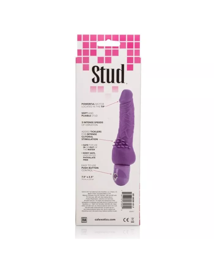 CALEXOTICS - VIBRATEUR VIOLET POWER STUD CLITERRIFIC CALEXOTICS - VIBRATEUR VIOLET POWER STUD CLITERRIFIC