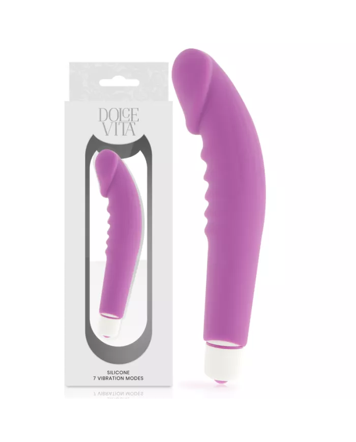 DOLCE VITA - REALISTIC PLEASURE PURPLE SILICONE