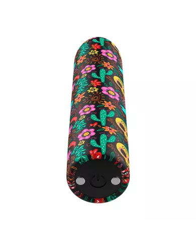 CUSTOM BULLETS - BULLETS PERSONNALISÉS RECHARGEABLE FLORAL 10 INTENSITIES