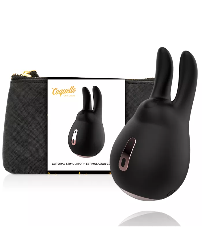 COQUETTE CHIC DESIRE - STIMULATEUR CLITORIAL NOIR / OR COQUETTE CHIC DESIRE - STIMULATEUR CLITORIAL NOIR / OR