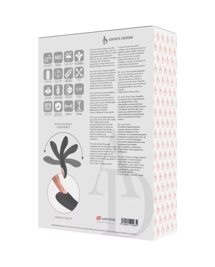 ANNE'S DESIRE - CURVE TÉLÉCOMMANDE TECHNOLOGIE A WATCHME NOIR