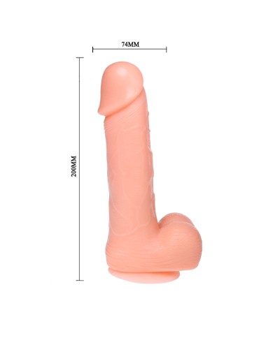 BAILE - GODE RÉALISTE DONG VIBRATION ET ROTATION 20 CM