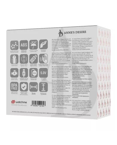 ANNE'S DESIRE - PANTY PLEASURE TECNOLOG A WATCHME NOIR/OR