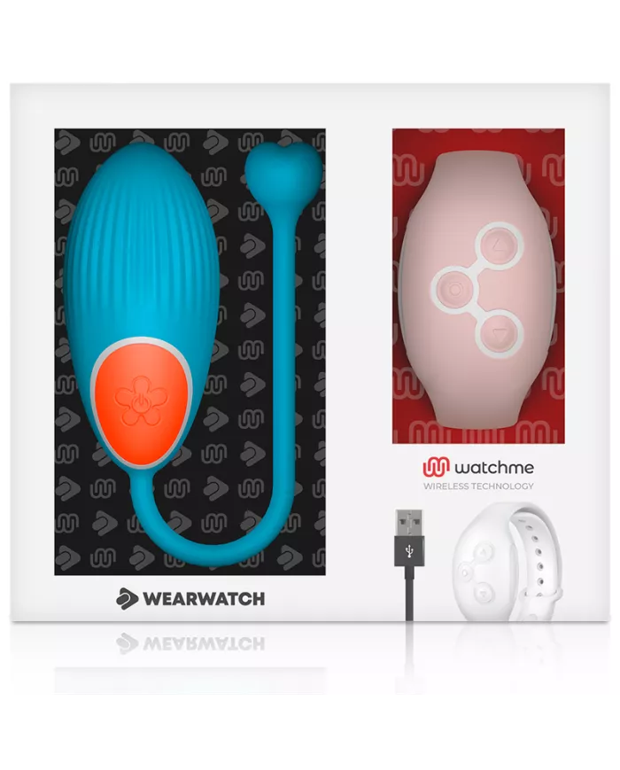 WEARWATCH - TÉLÉCOMMANDE WATCHME TECHNOLOGIE OEUF BLEU / ROSE
