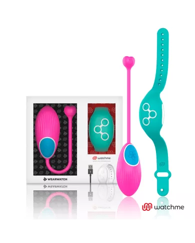 WEARWATCH - WATCHME TECHNOLOGIE TÉLÉCOMMANDE ŒUF FUCHSIA / EAU DE MER WEARWATCH - WATCHME TECHNOLOGIE TÉLÉCOMMANDE ŒUF FUCHSIA / EAU DE MER
