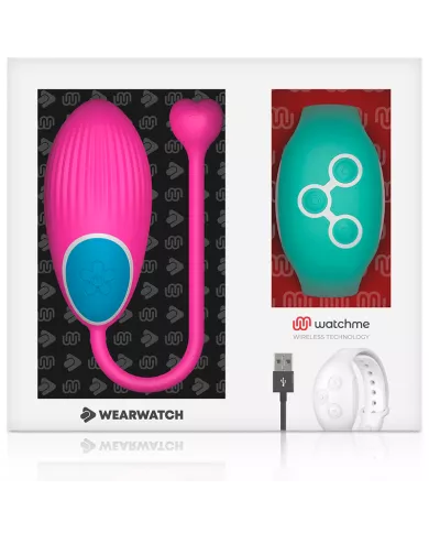 WEARWATCH - WATCHME TECHNOLOGIE TÉLÉCOMMANDE UF FUCHSIA / EAU DE MER