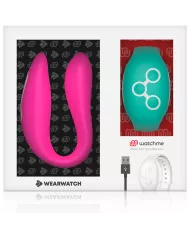WEARWATCH - VIBRATEUR WATCHME DOUBLE TECHNOLOGIE FUCHSIA / EAU DE MER