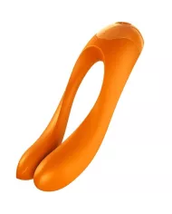 SATISFYER - VIBRATEUR  DOIGTS CANDY CANE ORANGE SATISFYER - VIBRATEUR  DOIGTS CANDY CANE ORANGE