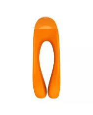 SATISFYER - VIBRATEUR  DOIGTS CANDY CANE ORANGE SATISFYER - VIBRATEUR  DOIGTS CANDY CANE ORANGE