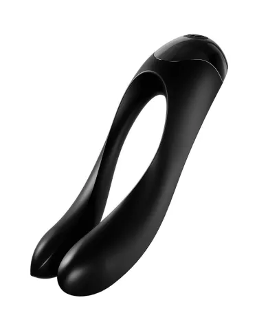 SATISFYER - VIBRATEUR  DOIGTS CANDY CANE NOIR