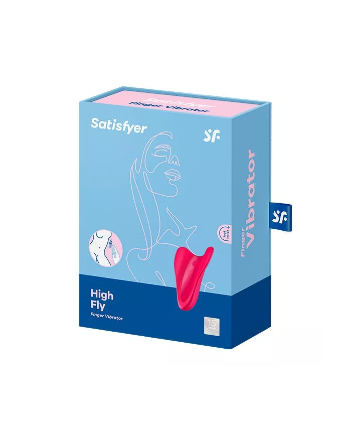 SATISFYER - VIBRATEUR  DOIGTS HIGH FLY FUCHSIA SATISFYER - VIBRATEUR  DOIGTS HIGH FLY FUCHSIA