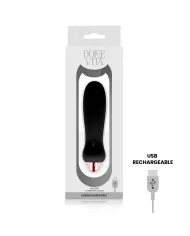 DOLCE VITA - VIBRATEUR RECHARGEABLE CINQ NOIR 7 VITESSES