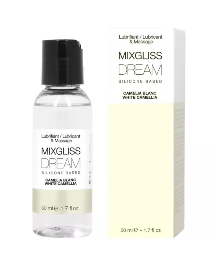 MIXGLISS - LUBRIFIANT SILICONE CAMELIA BLANC DREAM 50 ML MIXGLISS - LUBRIFIANT SILICONE CAMELIA BLANC DREAM 50 ML