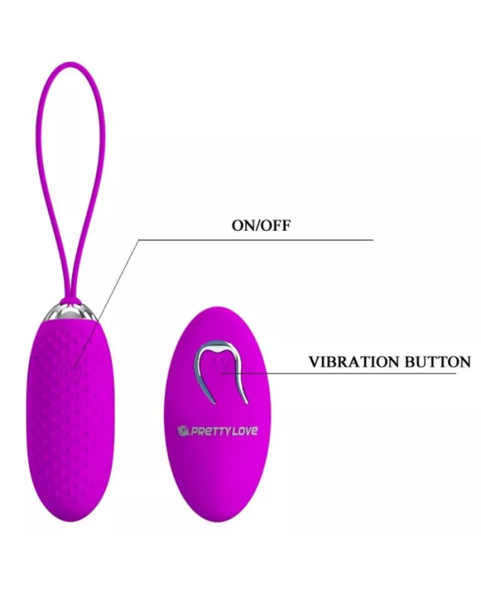 PRETTY LOVE - JOANNA OEUF VIBRANT TÉLÉCOMMANDE 12 MODES