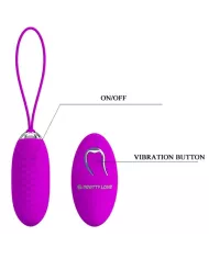 PRETTY LOVE - JOANNA OEUF VIBRANT TÉLÉCOMMANDE 12 MODES