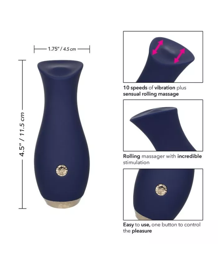 CALEXOTICS - MASSEUR CHIC TULIPE BLEU CALEXOTICS - MASSEUR CHIC TULIPE BLEU