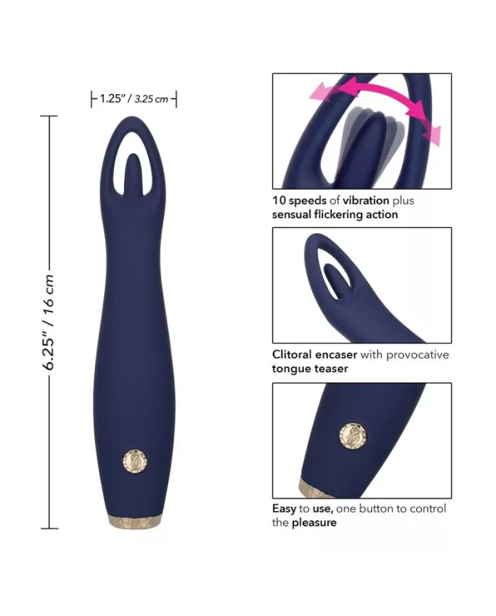 CALEXOTICS - CHIC JASMINE CLIGNOTANT TEASER 10 VITESSES CALEXOTICS - CHIC JASMINE CLIGNOTANT TEASER 10 VITESSES