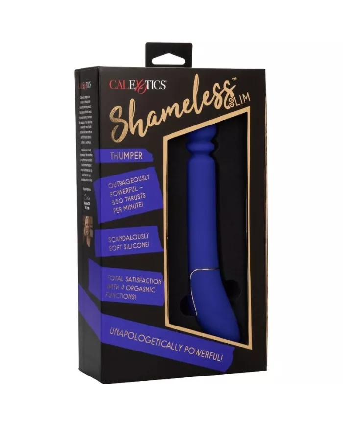 CALEXOTICS - SHAMELESS SLIM THUMPER BLEU CALEXOTICS - SHAMELESS SLIM THUMPER BLEU
