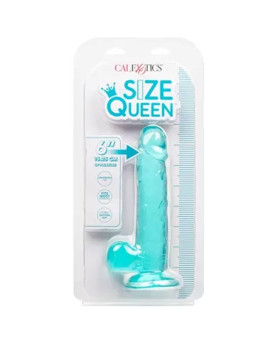 CALEXOTICS - GODE TAILLE REINE BLEU 15.3 CM