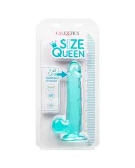 CALEXOTICS - GODE TAILLE REINE BLEU 15.3 CM CALEXOTICS - GODE TAILLE REINE BLEU 15.3 CM