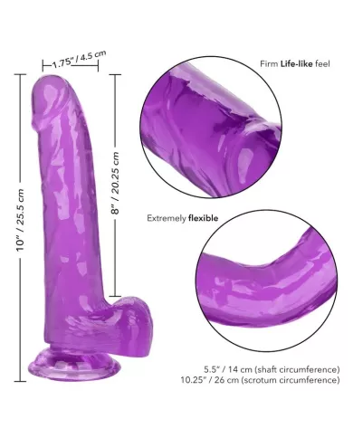 CALEXOTICS - GODE REINE TAILLE VIOLET 20.3 CM