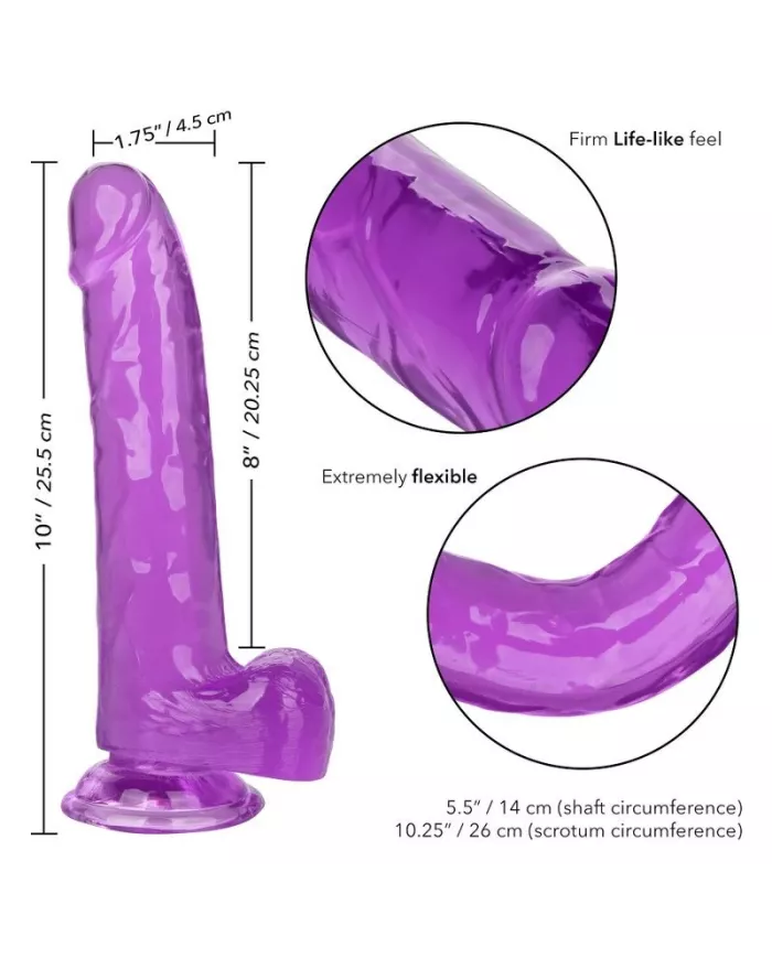 CALEXOTICS - GODE REINE TAILLE VIOLET 20.3 CM CALEXOTICS - GODE REINE TAILLE VIOLET 20.3 CM