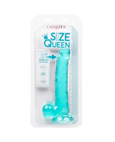 CALEXOTICS - GODE TAILLE REINE BLEU 20.3 CM