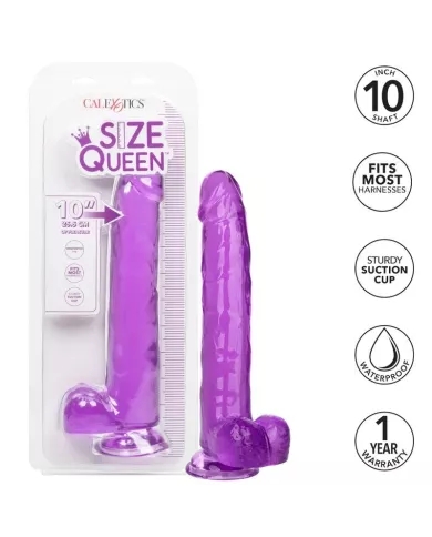 CALEXOTICS - GODE REINE TAILLE VIOLET 25.5 CM