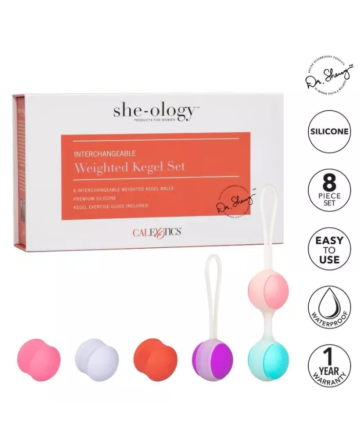 CALEXOTICS - ELLE-OLOGIE ENSEMBLE BOLAS KEGEL INTERCAMBIABLES CALEXOTICS - ELLE-OLOGIE ENSEMBLE BOLAS KEGEL INTERCAMBIABLES