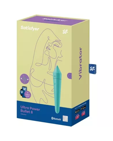 SATISFYER - ULTRA POWER BULLET 8 TURQUOISE