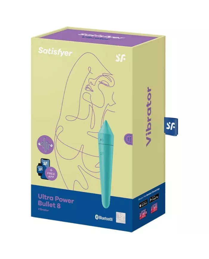 SATISFYER - ULTRA POWER BULLET 8 TURQUOISE
