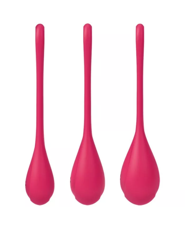 SATISFYER - ENSEMBLE ENTRAÎNEMENT YONI POWER 1 ROUGE