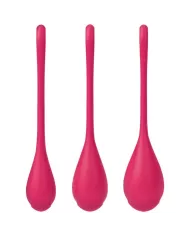 SATISFYER - ENSEMBLE ENTRAÎNEMENT YONI POWER 1 ROUGE
