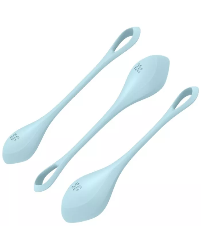SATISFYER - ENSEMBLE ENTRAÎNEMENT YONI POWER 2 BLEU
