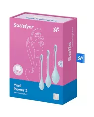 SATISFYER - ENSEMBLE ENTRAÎNEMENT YONI POWER 2 BLEU