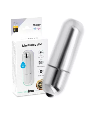 ONLINE - MINI BALLE VIBRANTE ARGENT