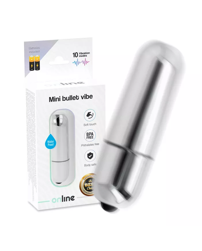 ONLINE - MINI BALLE VIBRANTE ARGENT ONLINE - MINI BALLE VIBRANTE ARGENT