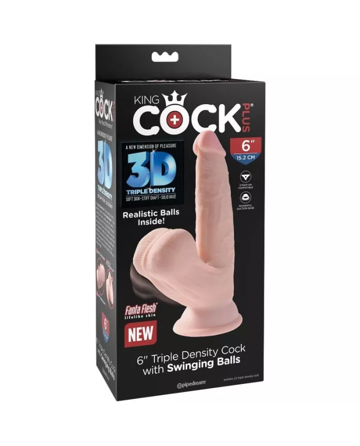 KING COCK - PLUS BALLES GODE 3D 12.7 CM KING COCK - PLUS BALLES GODE 3D 12.7 CM