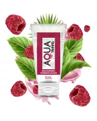 AQUA TRAVEL - LUBRIFIANT A BASE D''EAU SAVEUR FRAMBOISE SAUVAGE - 50 ML AQUA TRAVEL - LUBRIFIANT A BASE D''EAU SAVEUR FRAMBOISE SAUVAGE - 50 ML
