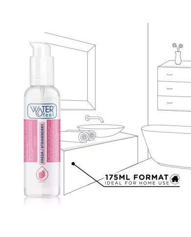 WATERFEEL - LUBRIFIANT À BASE D'EAU DE FRAISE 175 ML WATERFEEL - LUBRIFIANT À BASE D'EAU DE FRAISE 175 ML