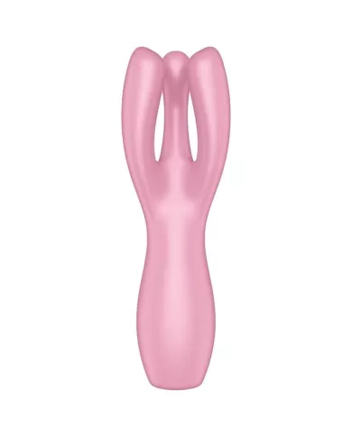 SATISFYER - VIBRATEUR THREESOME 3 ROSE