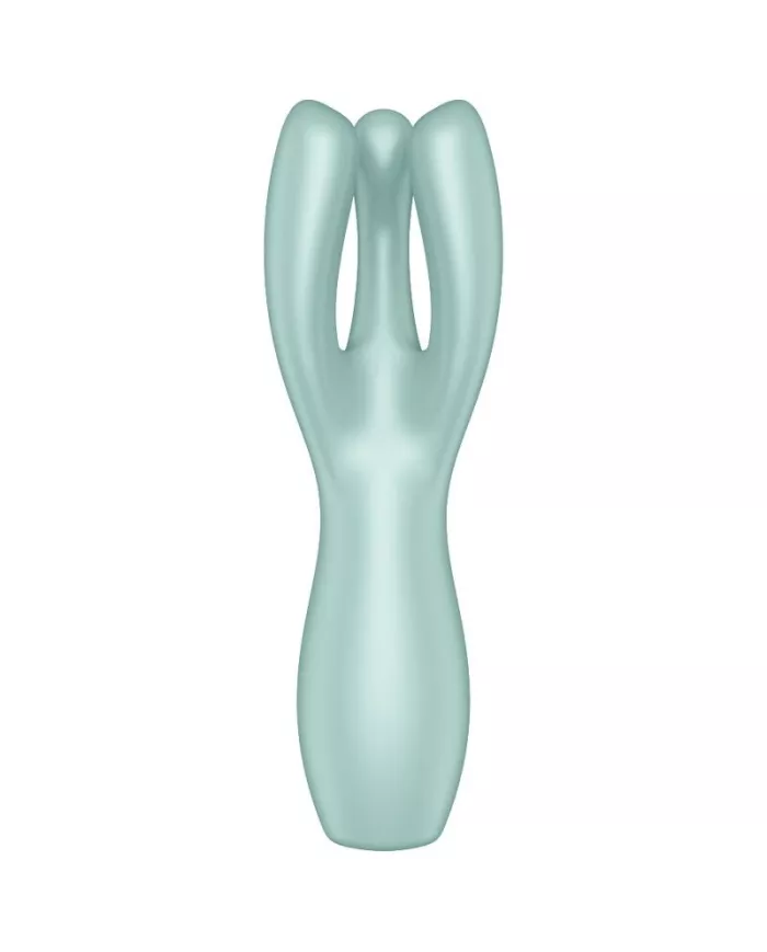 SATISFYER - VIBRATEUR THREESOME 3 MENTHE SATISFYER - VIBRATEUR THREESOME 3 MENTHE