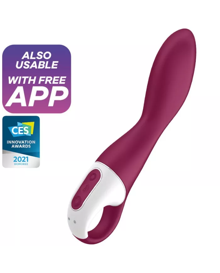 SATISFYER - VIBRATEUR POUR POINT G  THRILL CHAUFFANT