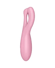 SATISFYER - APPLICATION VIBRATEUR THREESOME 4 ROSE