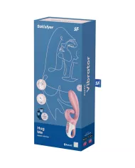 SATISFYER - APPLICATION VIBRATEUR HUG ME RABBIT ROSE SATISFYER - APPLICATION VIBRATEUR HUG ME RABBIT ROSE