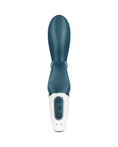 SATISFYER - APPLICATION VIBRATEUR HUG ME RABBIT BLEU