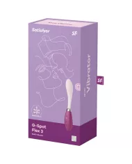 SATISFYER - VIBRATEUR MULTI G-SPOT FLEX 3 ROUGE SATISFYER - VIBRATEUR MULTI G-SPOT FLEX 3 ROUGE