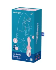 SATISFYER - AIR PUMP BOOTY 5+ VIBRATEUR ANAL GONFLABLE ROSE