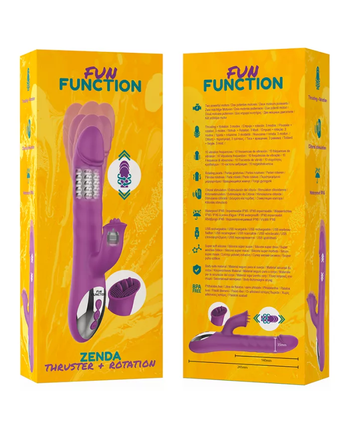 FUN FUNCTION - PROPULSEUR ET ROTATION ZENDA FUN FUNCTION - PROPULSEUR ET ROTATION ZENDA
