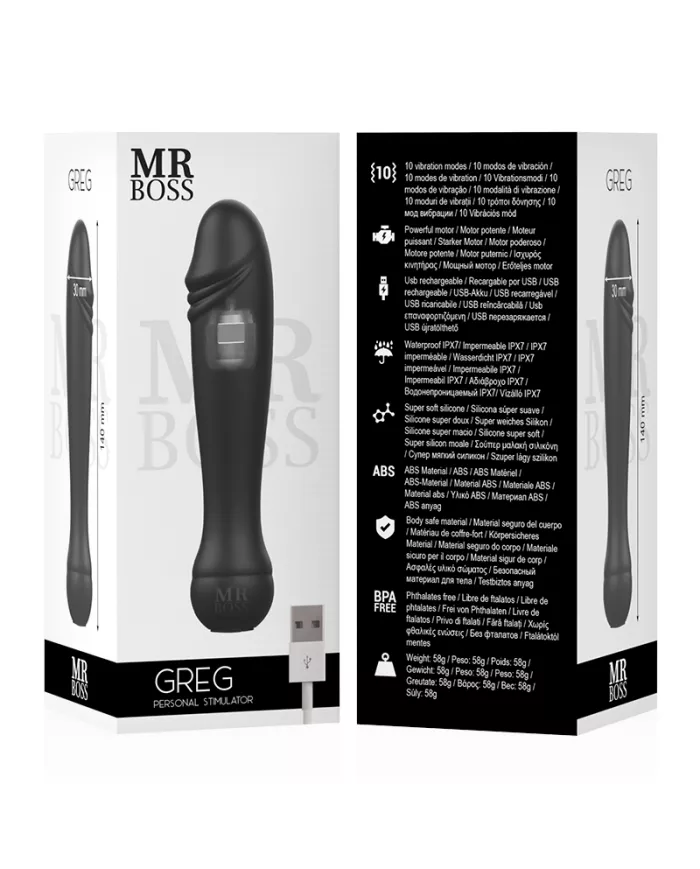 MR BOSS - STIMULATEUR PERSONNEL GREG MR BOSS - STIMULATEUR PERSONNEL GREG